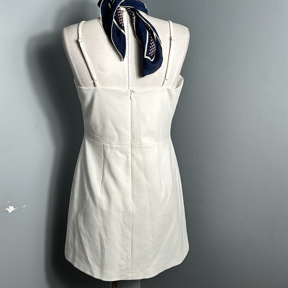 FRENCH CONNECTION Whisper Sundae V-Neck Mini Dress size 10 - Picture 8 of 10